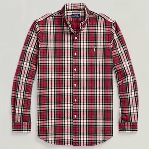 Classic Fit Plaid Oxford Shirt - Men’s size Small Condition